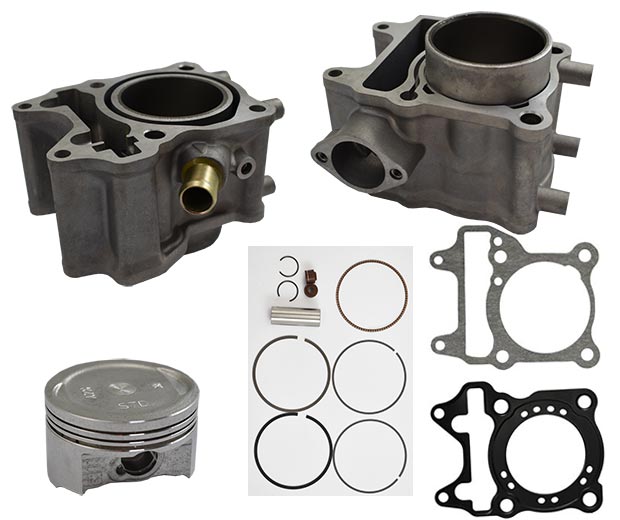 Κυλινδροπίστονο OEM-A STD/58MM με 2τμχ Φλάντζες & Τσιμ.Βαλβ. PCX150>12,SH150