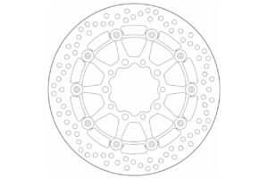 Δισκόπλακα SBS/5021 300X80X5,0X5X10,5 Εμπρ. ZX-6R,ER-6N,VERSYS650/1000,Z750'07-12