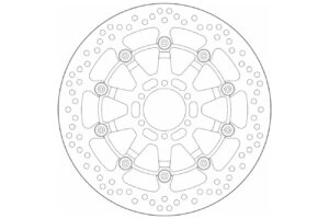 Δισκόπλακα SBS/5024 320X64X5,0X6X8,5(10,5) Εμπρ. DUCATI,690DUKE,RSV4-1000