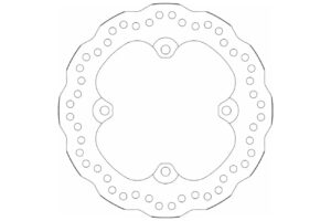 Δισκόπλακα SBS/5071 240X118X5,0X4X10,5 Πισ. CB500X/F'13-17