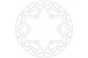 Δισκόπλακα SBS/5087 282X132X5X6X8,5 Εμπρ/Πίσω XV125/250/750/1100VIRAGO,XTZ660TENERE/1200SUPER TENERE