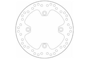 Δισκόπλακα SBS/5092 220X105X4,0X4X10,5 Εμπρ. SH125/150'02-08,SH125I/150I'07-13,NES@125/150'01-06