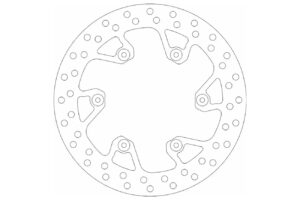 Δισκόπλακα SBS/5103 245X115X4,0X6X6,5 Πισ. YZ125/250,WR450F'03-15