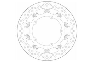 Δισκόπλακα SBS/5118 298X132X5,0X5X8,5 Εμπρ. MT-03'16-17,FAZER600'04-08,MT-03 660'06-13,