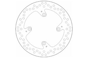 Δισκόπλακα SBS/5166 245X108.3X5X4X8.5  Εμπρ./πισ. DUCATI/MONSTER1100ABS'09-