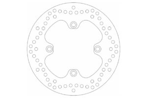 Δισκόπλακα SBS/5167 240X105X4,0X4X10,5 Εμπρ. SH125/150'13-17,SH125I/150I'09-12,FORZA250'00-13,PANTHEON125/150'98-06