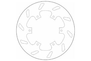 Δισκόπλακα SBS/5170 220X105X4,0X6X6,5 Πισ. RUNNER125'08-,LIBERTY50'97-11,GTX SUPER HEXAGON125/150'01-03