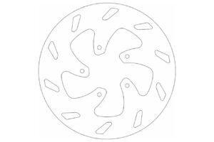 Δισκόπλακα SBS/5171 220X58X4,0X5X6,5 Εμπρ. RUNNER125'00-