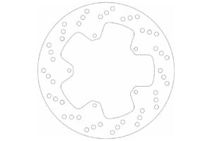 Δισκόπλακα SBS/5196 260X125X4,0X5X6,5 Εμπρ./πισ. BEVERLY125'02