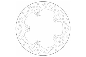 Δισκόπλακα SBS/5212 267X132X4,5X5X8,5 Εμπρ. X-MAX125/250'05-16,MAJESTY400'04-13