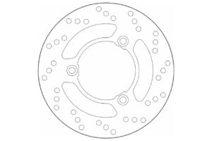 Δισκόπλακα SBS/5232 220X89X4X3X10,5 Πισ. SIXTEEN125'08-12