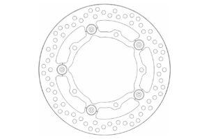 Δισκόπλακα SBS/5280 267X132X4,0X5X8,5 Εμπρ. T-MAX500'04-07,T-MAX530'12-