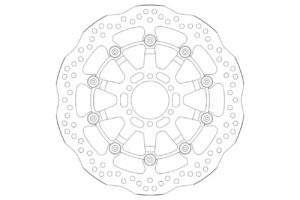 Δισκόπλακα SBS/6024 320X64X5,0X6X8,5 Εμπρ. KTM/DUKE640/690,YAM/TDR250,TZR250'87-94,YZF750'93-97,APRILIA,DUCATI,MOTO-GUZZI