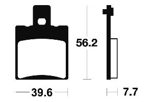 Τακάκια BENDIX MA244 FA206 STD RR