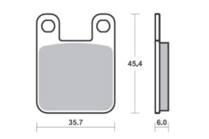 Τακάκια SBS 111HM SFA169