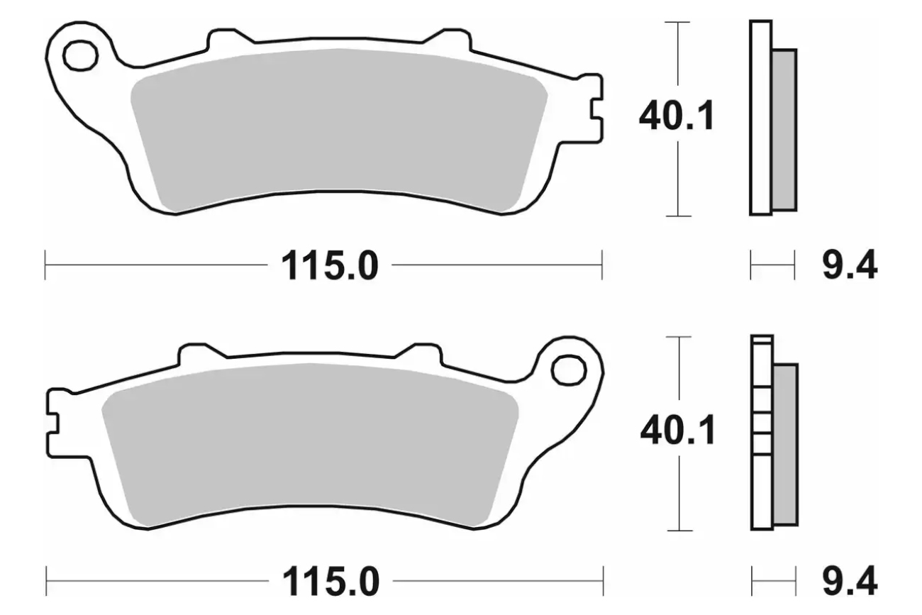 Τακάκια SBS 147CT FA281 MAXI SCOOTER 125-249CCM