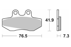 Τακάκια SBS 148HF SFA167