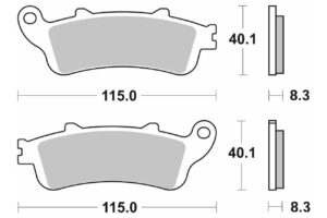 Τακάκια SBS 156HM SFA261
