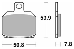 Τακάκια SBS 157CT FA266 MAXI SCOOTER 125-249CCM
