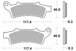 Τακάκια SBS 159HM SFA324