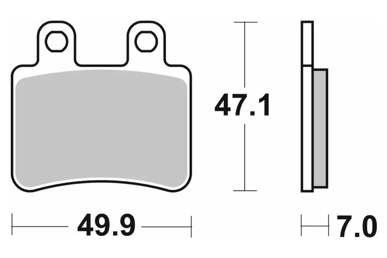 Τακάκια SBS 167CT FA350 MAXI SCOOTER 125-249CCM
