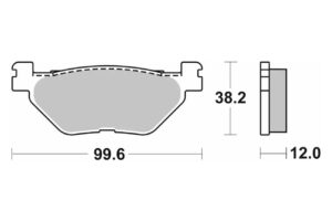 Τακάκια SBS 169HF SFA319