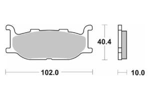 Τακάκια SBS 170HF SFA179