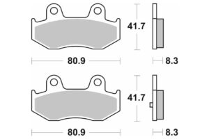 Τακάκια SBS 174HM SFA411