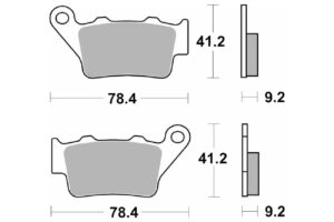 Τακάκια SBS 175HF FA208 BMW/125-200C1