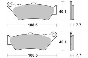 Τακάκια SBS 176HF FA209