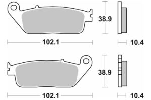 Τακάκια SBS 181HF SFA196
