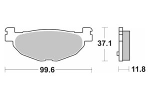Τακάκια SBS 185MS FA408 MAXI SCOOTER 250-600CCM