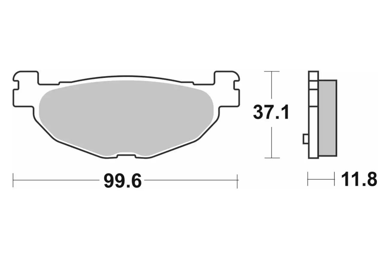 Τακάκια SBS 185MS FA408 MAXI SCOOTER 250-600CCM