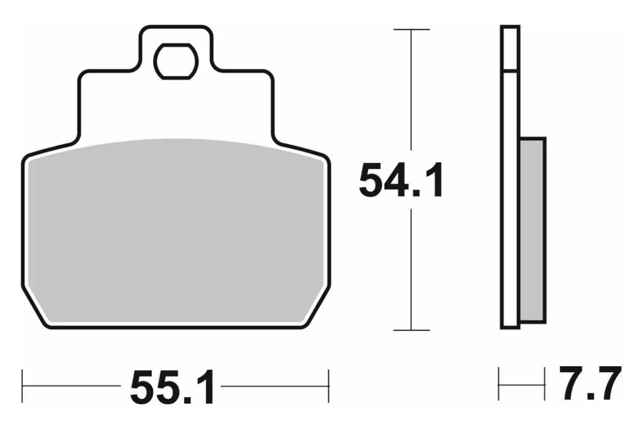 Τακάκια SBS 191MS FA425 MAXI SCOOTER 250-600CCM