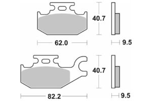 Τακάκια SBS 196HM SFA307