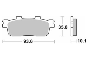 Τακάκια SBS 201HF FA427