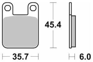Τακάκια SBS 559RSI FA115 MX ATV RACING