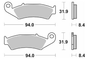 Τακάκια SBS 623LS FA143 RR