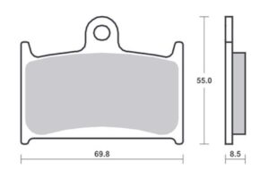 Τακάκια SBS 624SP FA145-FA236   SP-EVO