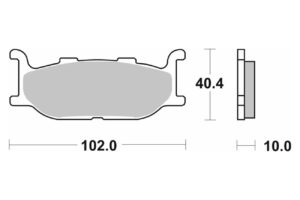 Τακάκια SBS 663HS FA179 FR