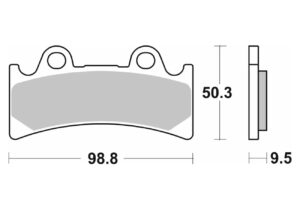 Τακάκια SBS 683HS FA190 FR