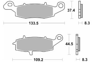 Τακάκια SBS 704SP FA231  SP-EVO