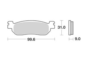 Τακάκια SBS 728HF FA275 STD FR/RR