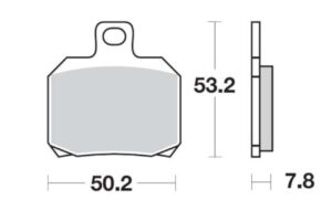 Τακάκια SBS 730HF FA266 STD FR/RR BN251'16  E3