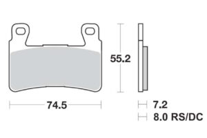 Τακάκια SBS 734HS FA265 FR