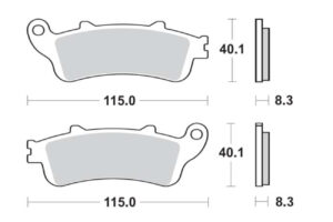 Τακάκια SBS 735HS FA261 FR