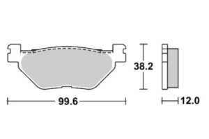 Τακάκια SBS 768LS FA319 RR