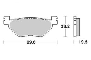 Τακάκια SBS 769LS FA319/2 RR