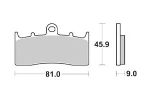 Τακάκια SBS 778HS FA294 FR