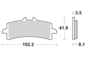Τακάκια SBS 841HS FA447 FR